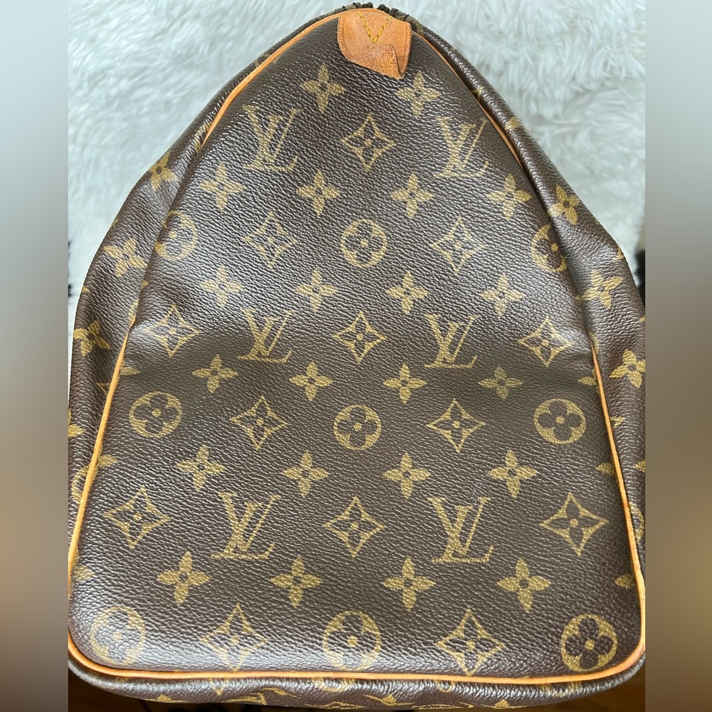 Louis Vuitton Keepall 45 Monogram Duffel Carry on Bag Authentic - Picture 4 of 9